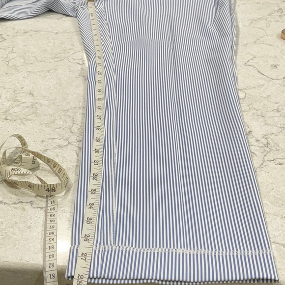 TOMMY HILFIGER white ankle pants with and white stripes size 10 - Picture 11 of 14
